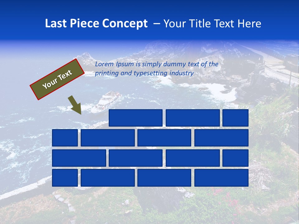 Coast Scenic Bay PowerPoint Template