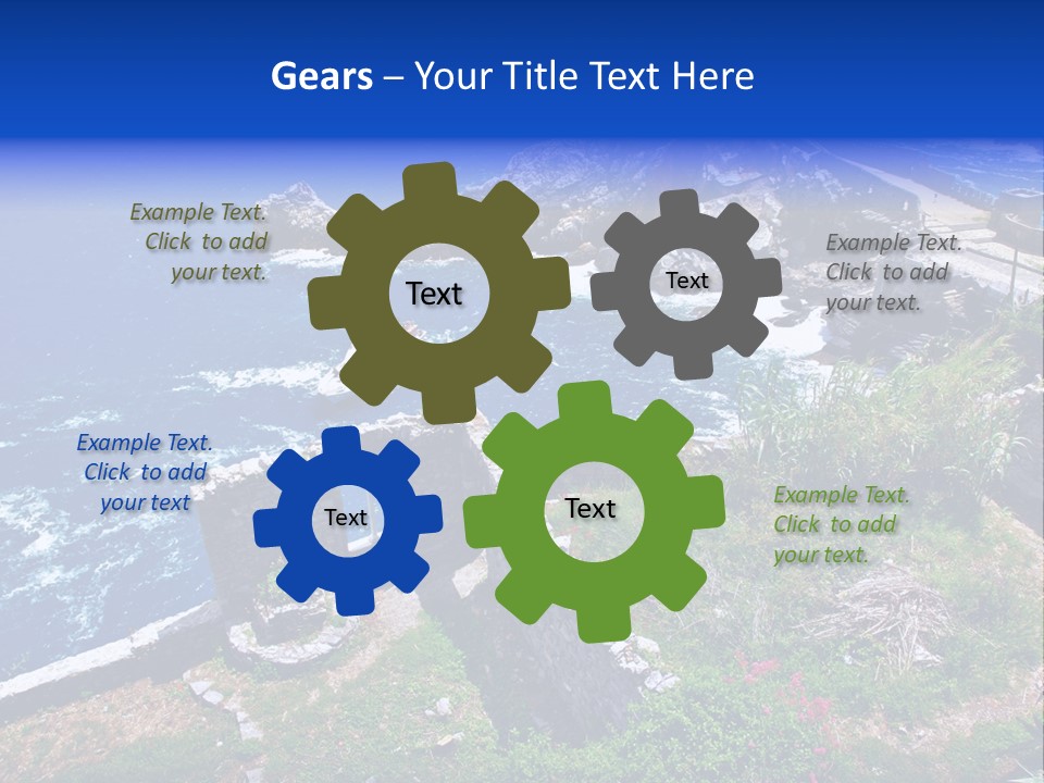 Coast Scenic Bay PowerPoint Template