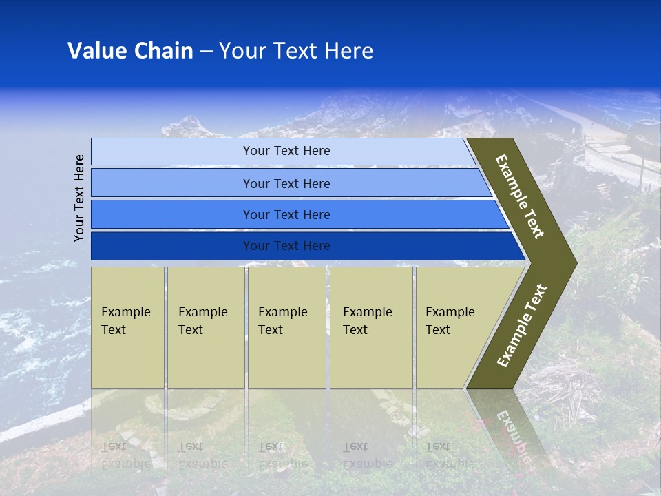 Coast Scenic Bay PowerPoint Template