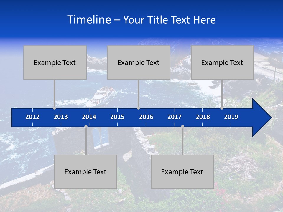 Coast Scenic Bay PowerPoint Template