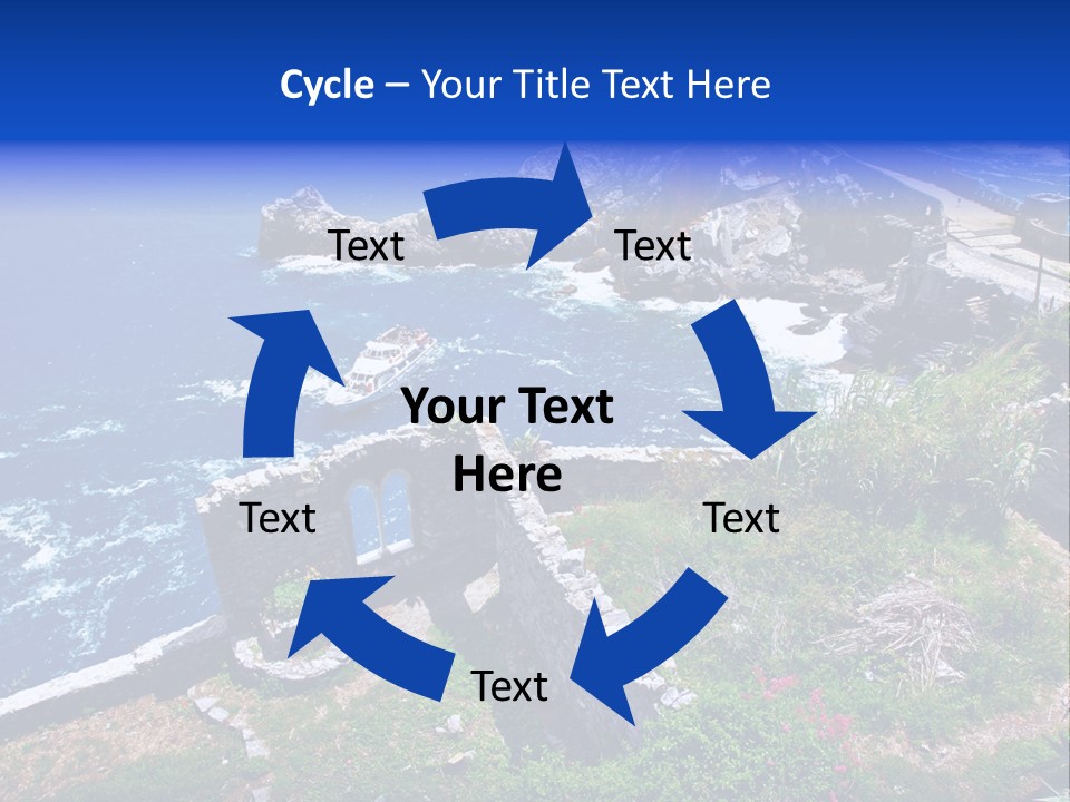 Coast Scenic Bay PowerPoint Template