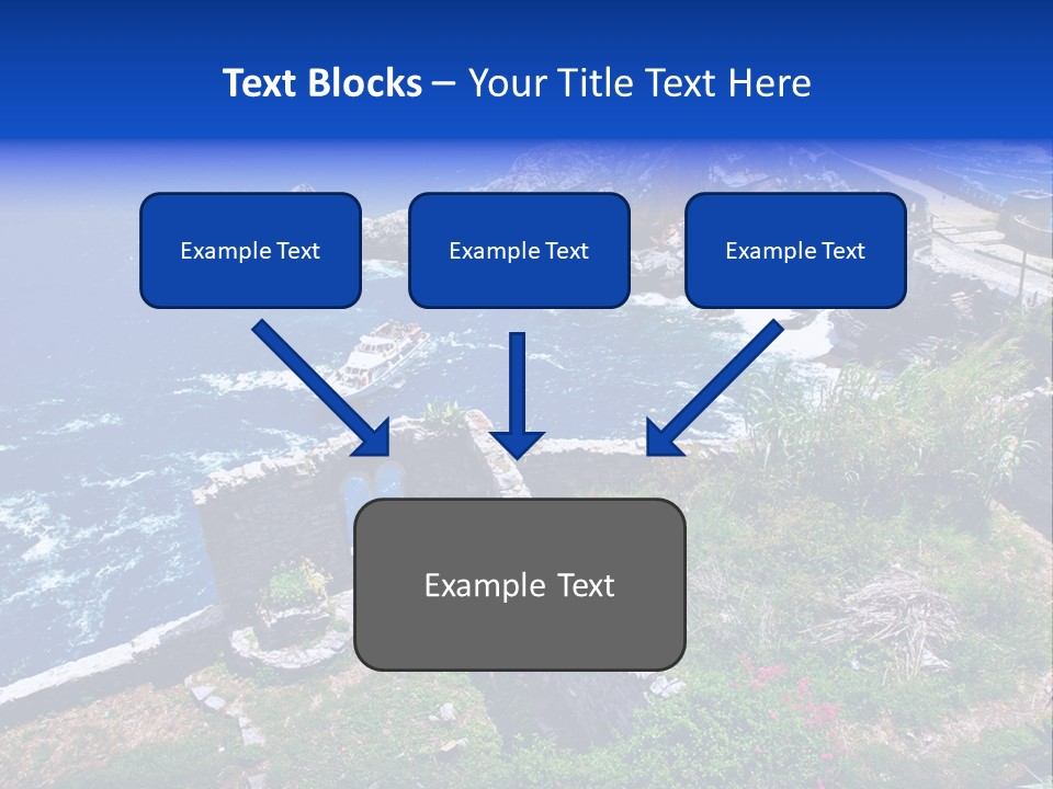 Coast Scenic Bay PowerPoint Template