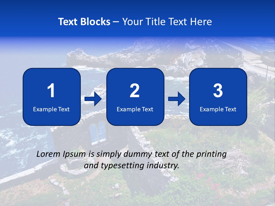 Coast Scenic Bay PowerPoint Template