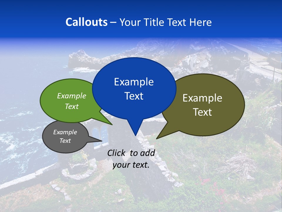 Coast Scenic Bay PowerPoint Template