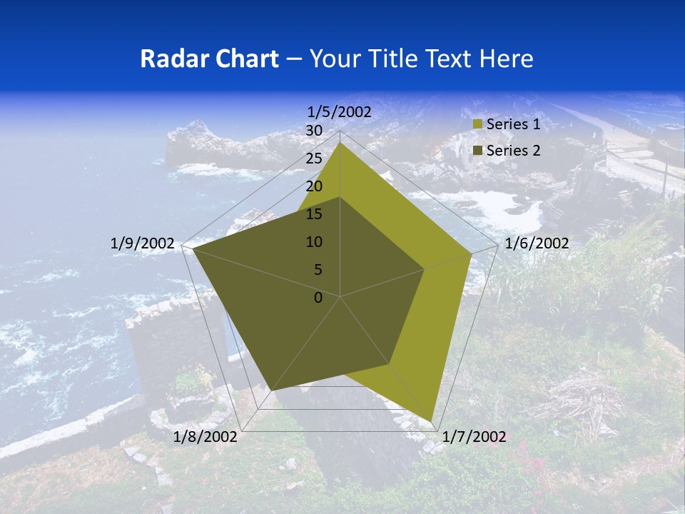 Coast Scenic Bay PowerPoint Template