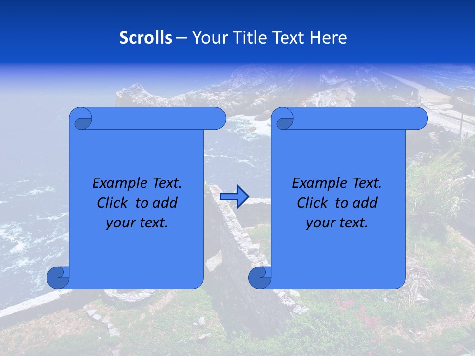 Coast Scenic Bay PowerPoint Template