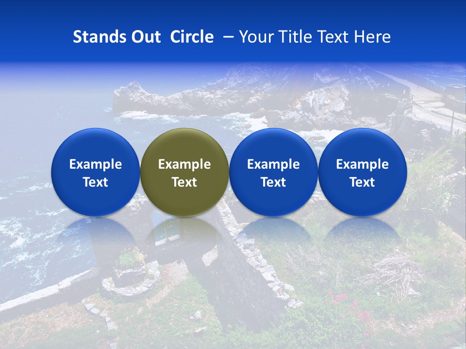 Coast Scenic Bay PowerPoint Template