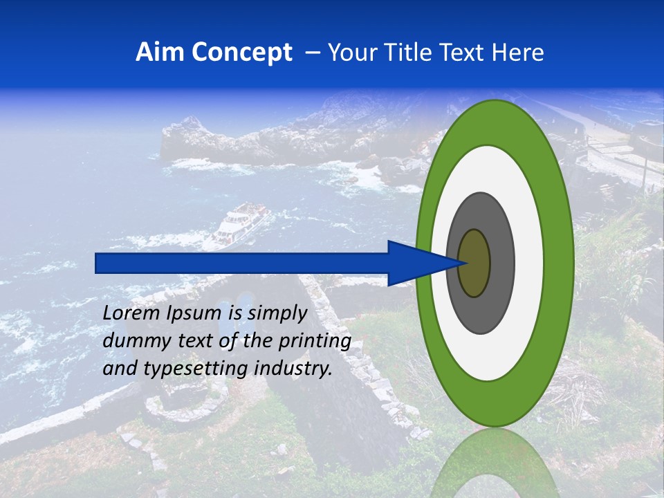 Coast Scenic Bay PowerPoint Template