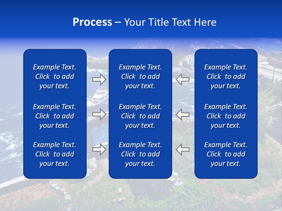 Coast Scenic Bay PowerPoint Template
