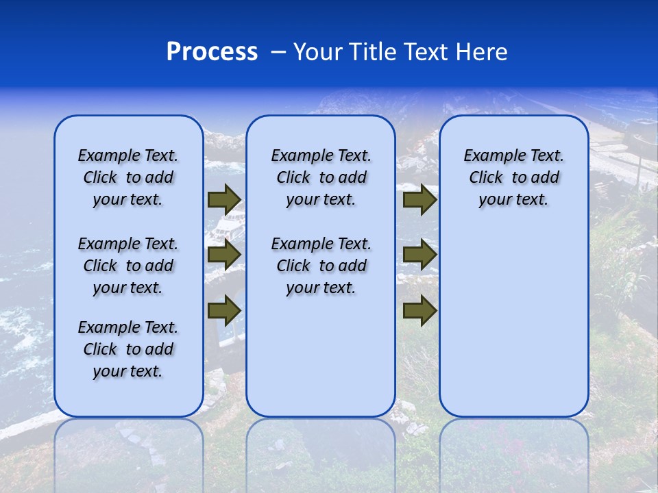 Coast Scenic Bay PowerPoint Template