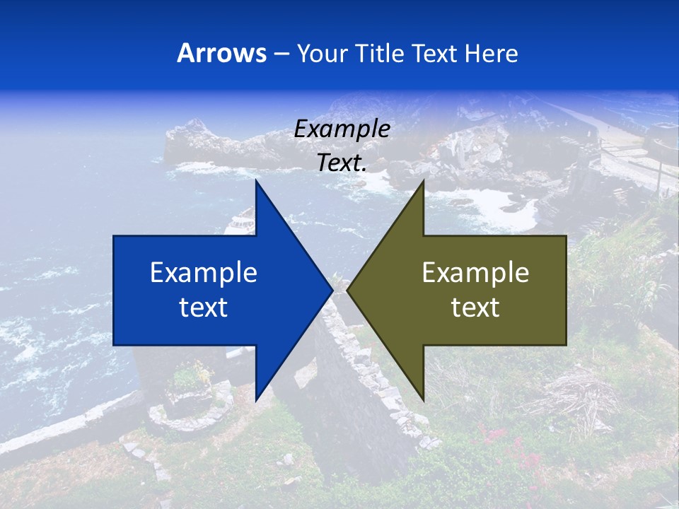 Coast Scenic Bay PowerPoint Template