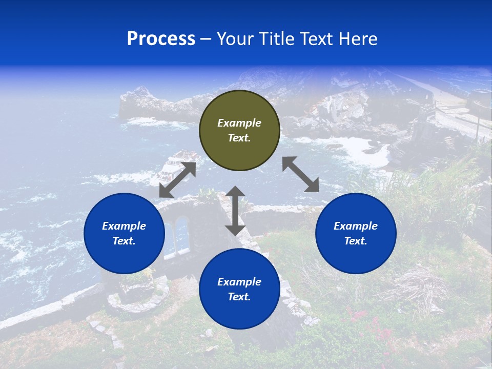 Coast Scenic Bay PowerPoint Template