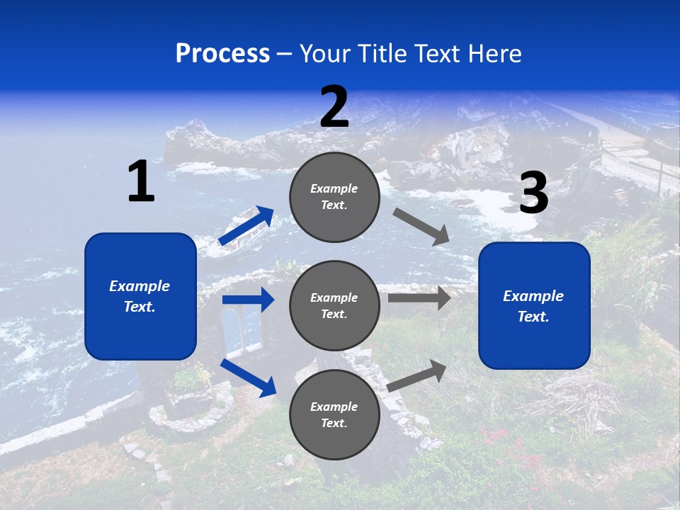 Coast Scenic Bay PowerPoint Template