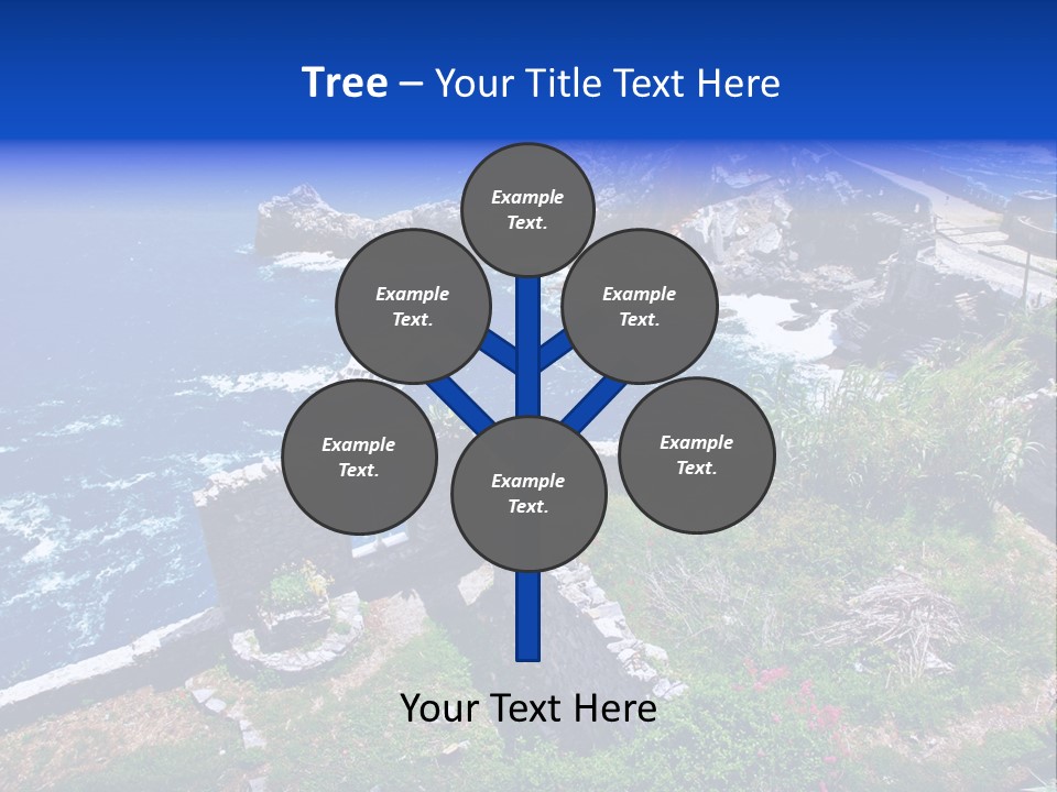 Coast Scenic Bay PowerPoint Template