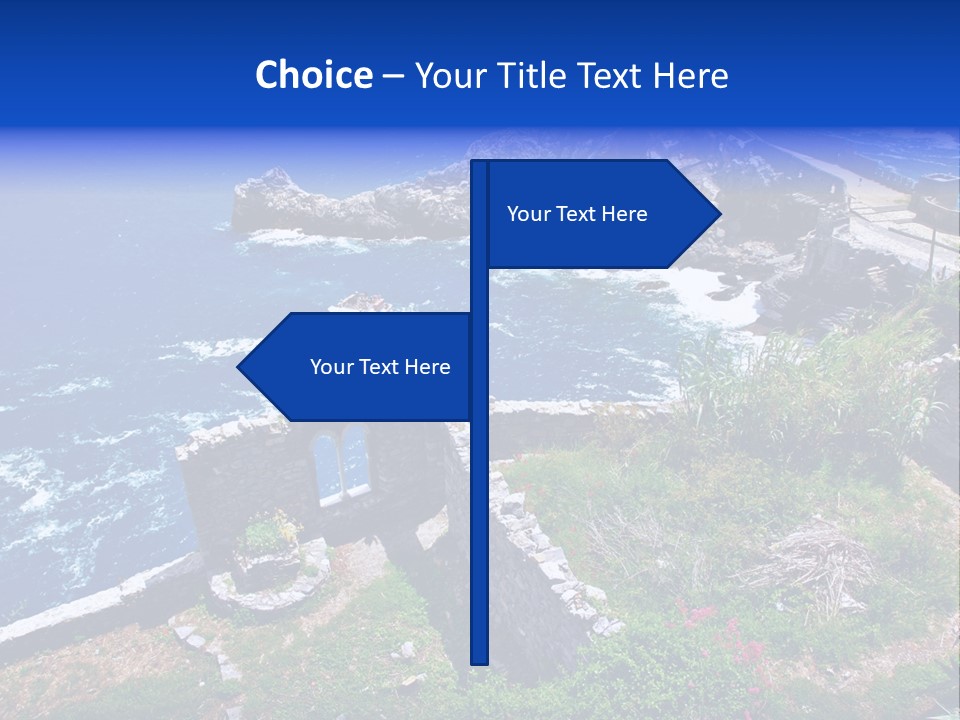 Coast Scenic Bay PowerPoint Template