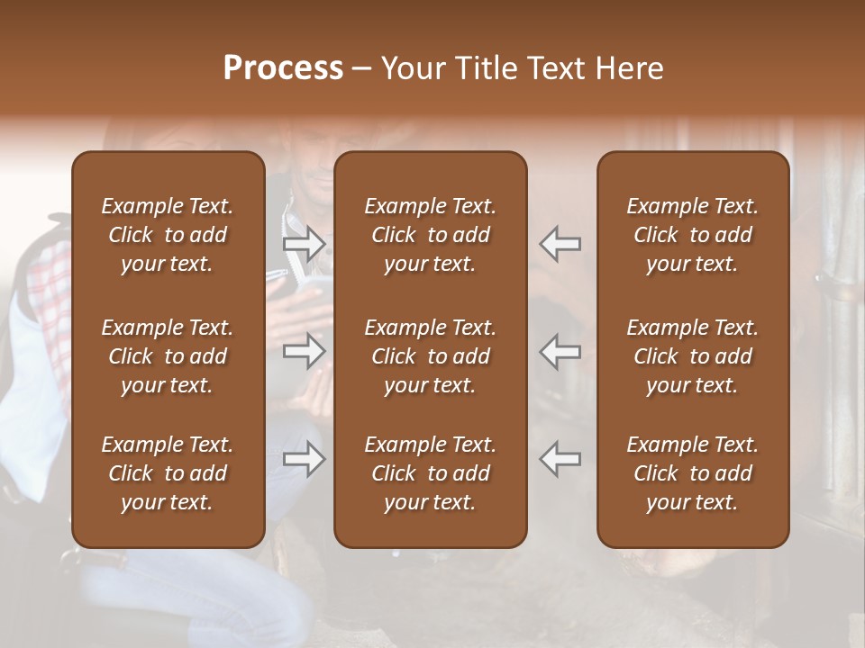 Cows Knelt Woman PowerPoint Template