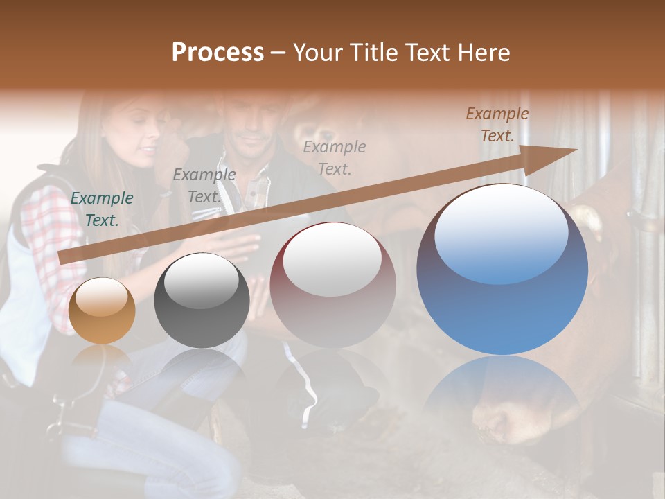 Cows Knelt Woman PowerPoint Template