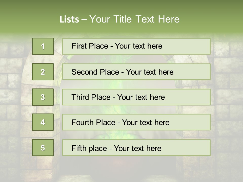 Building Art Evil PowerPoint Template
