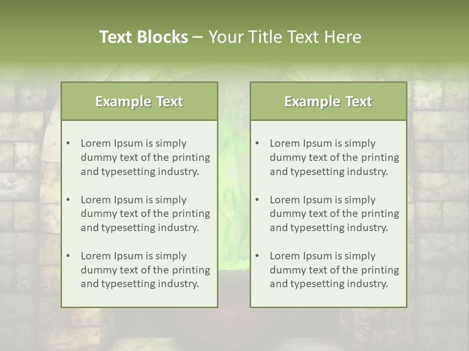 Building Art Evil PowerPoint Template