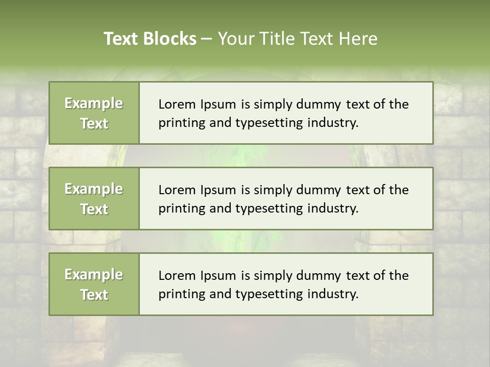 Building Art Evil PowerPoint Template