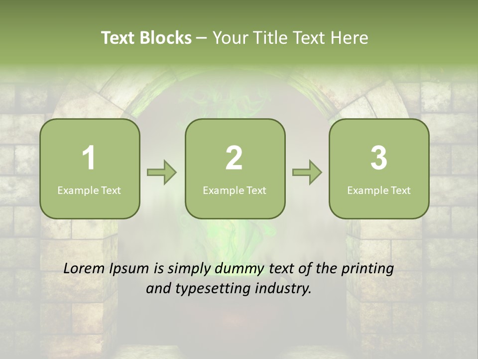 Building Art Evil PowerPoint Template