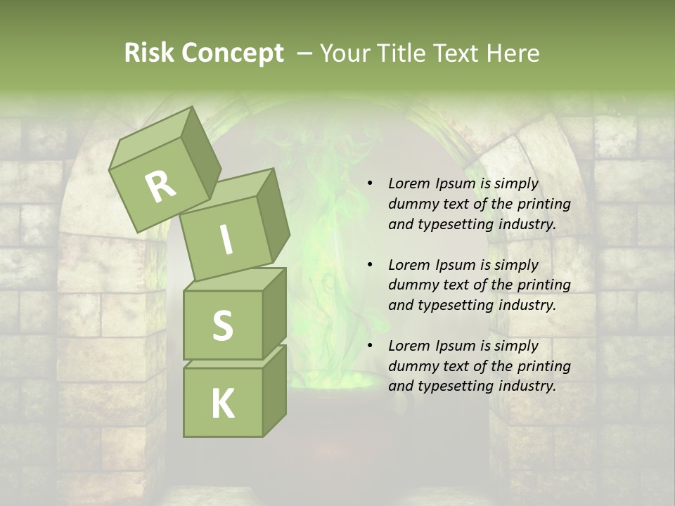 Building Art Evil PowerPoint Template