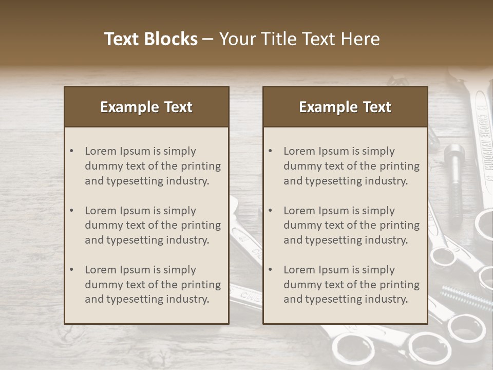 Tool Old Object PowerPoint Template