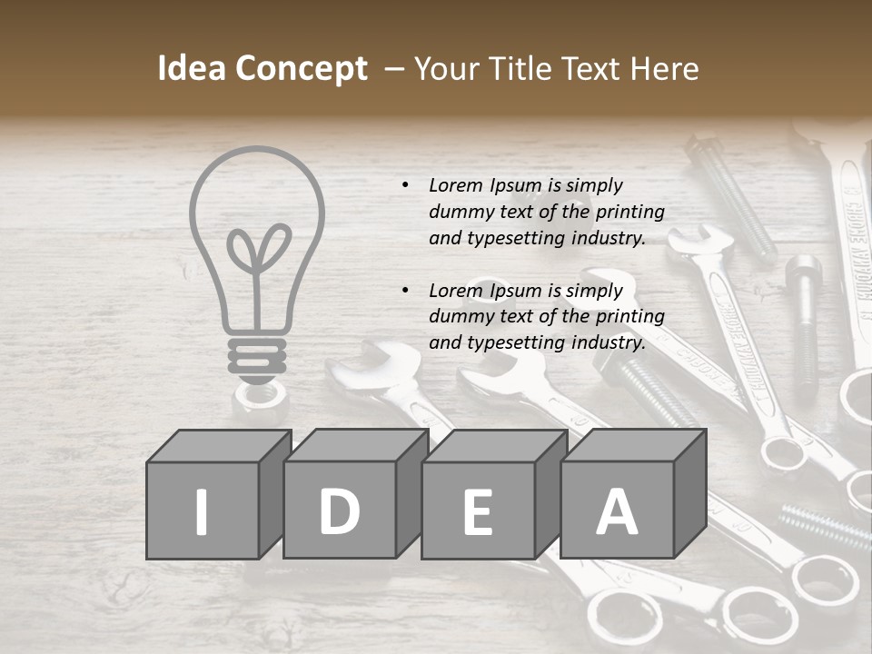 Tool Old Object PowerPoint Template