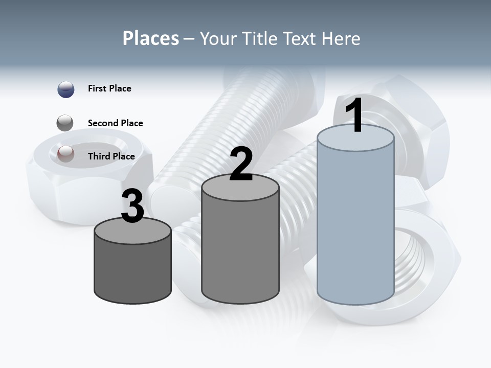 Nut Illustration Fasten PowerPoint Template