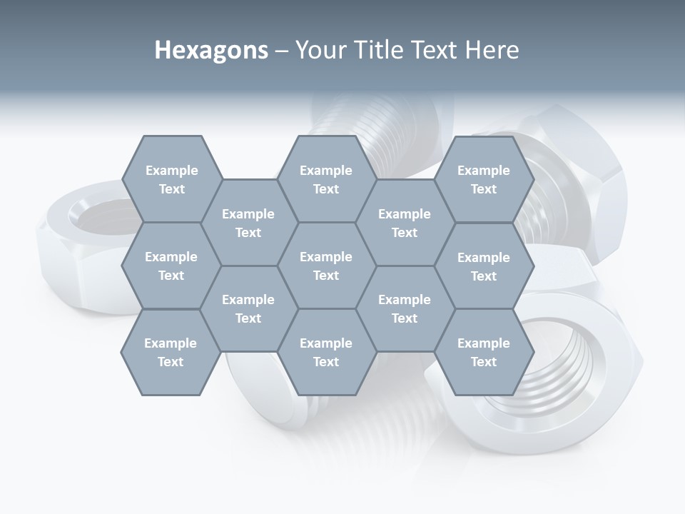 Nut Illustration Fasten PowerPoint Template