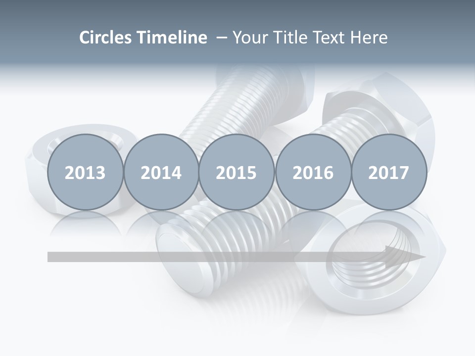 Nut Illustration Fasten PowerPoint Template