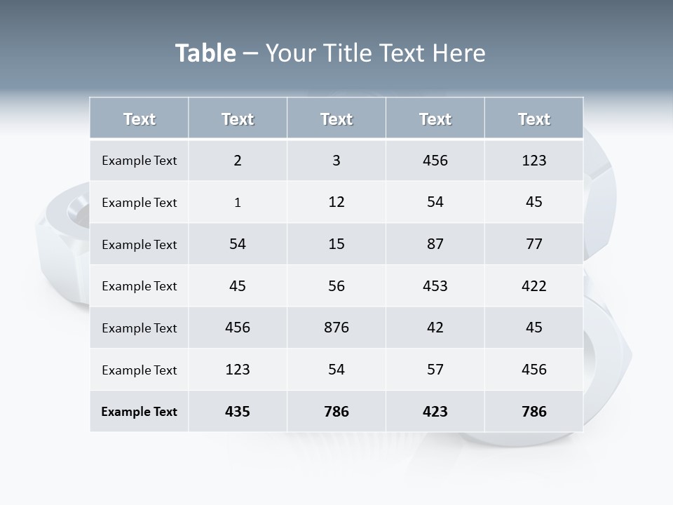 Nut Illustration Fasten PowerPoint Template
