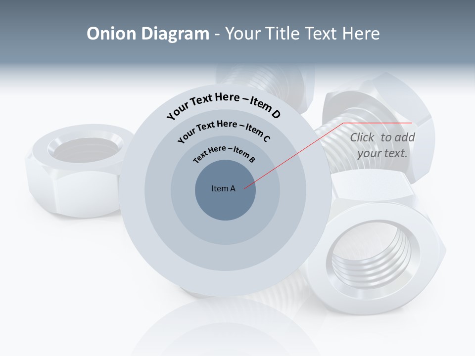 Nut Illustration Fasten PowerPoint Template