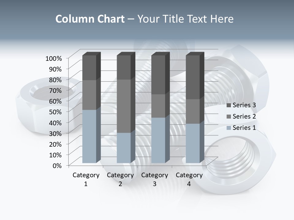 Nut Illustration Fasten PowerPoint Template