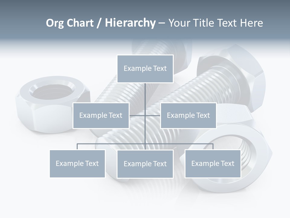 Nut Illustration Fasten PowerPoint Template