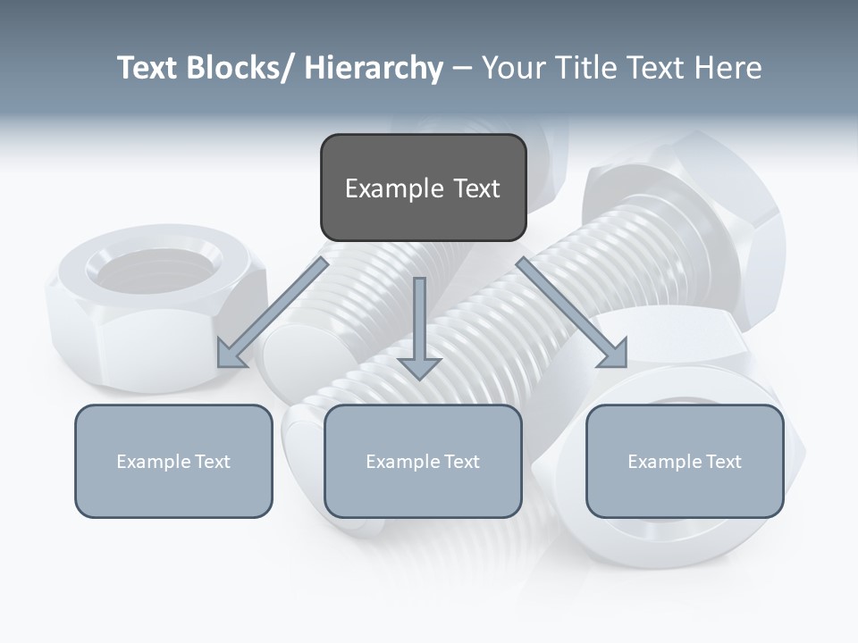 Nut Illustration Fasten PowerPoint Template
