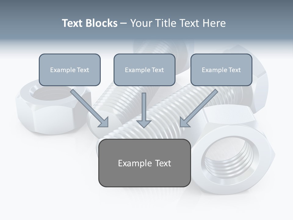 Nut Illustration Fasten PowerPoint Template