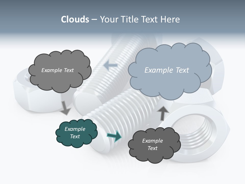 Nut Illustration Fasten PowerPoint Template