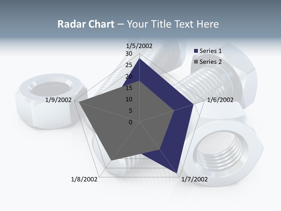 Nut Illustration Fasten PowerPoint Template