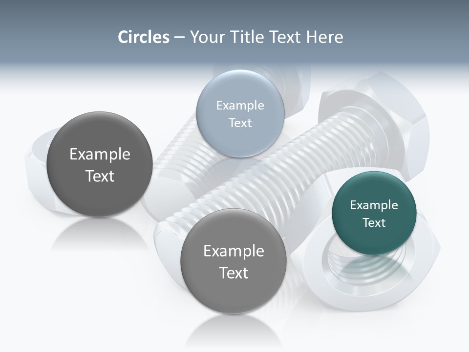 Nut Illustration Fasten PowerPoint Template