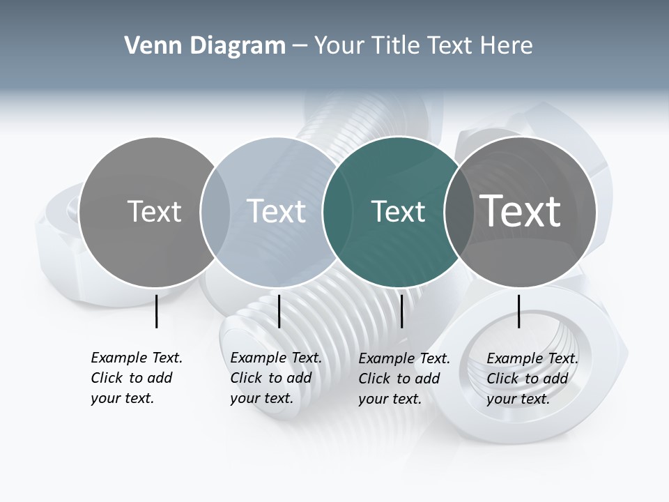Nut Illustration Fasten PowerPoint Template
