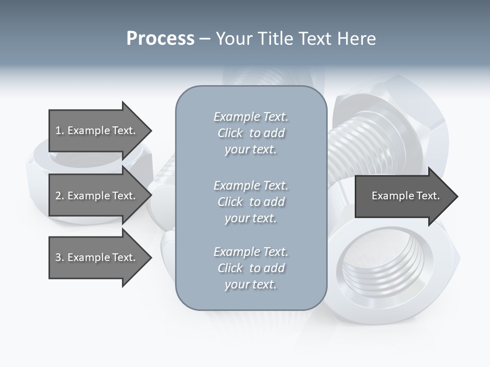 Nut Illustration Fasten PowerPoint Template