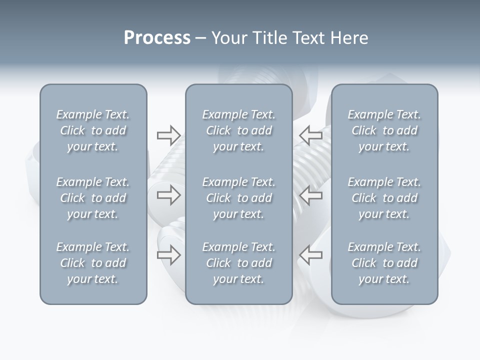 Nut Illustration Fasten PowerPoint Template