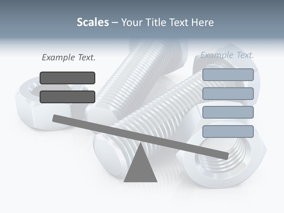 Nut Illustration Fasten PowerPoint Template