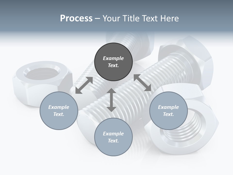 Nut Illustration Fasten PowerPoint Template
