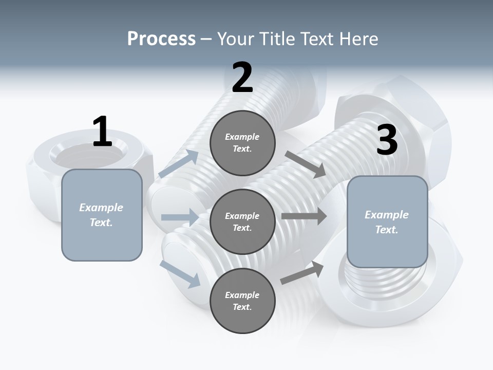 Nut Illustration Fasten PowerPoint Template