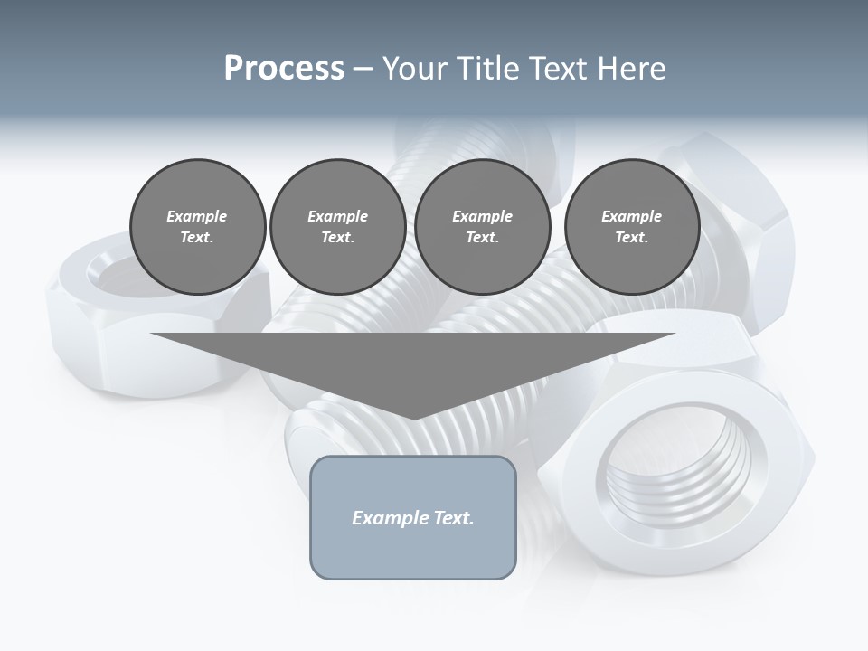 Nut Illustration Fasten PowerPoint Template