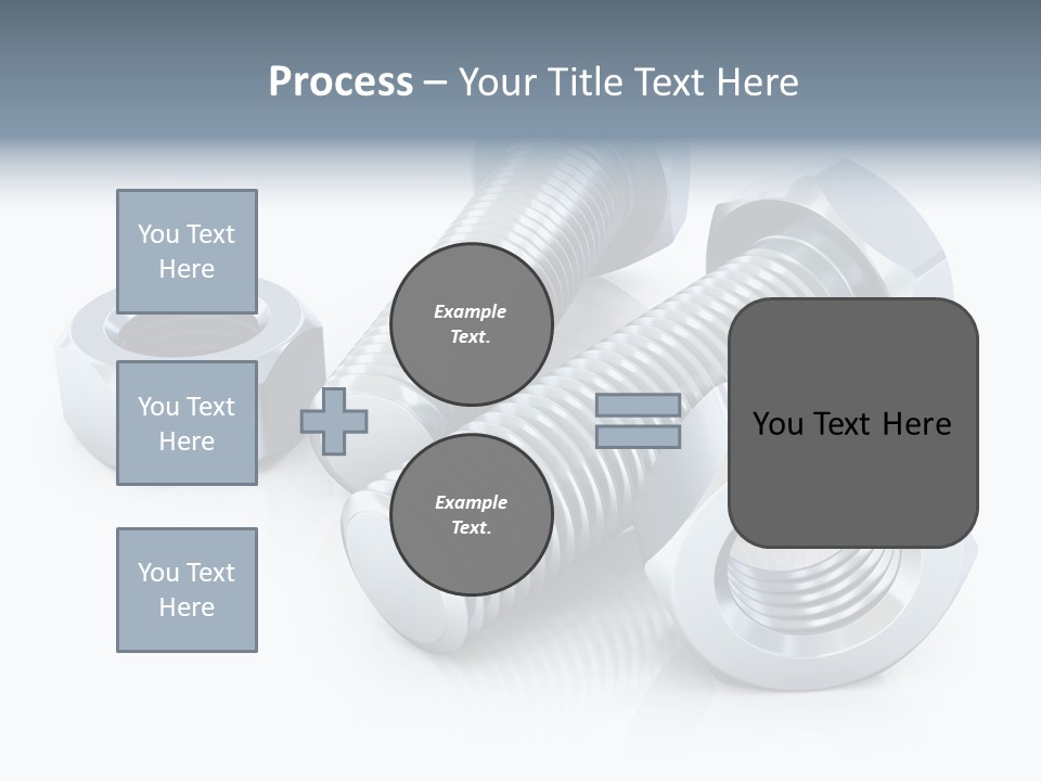 Nut Illustration Fasten PowerPoint Template