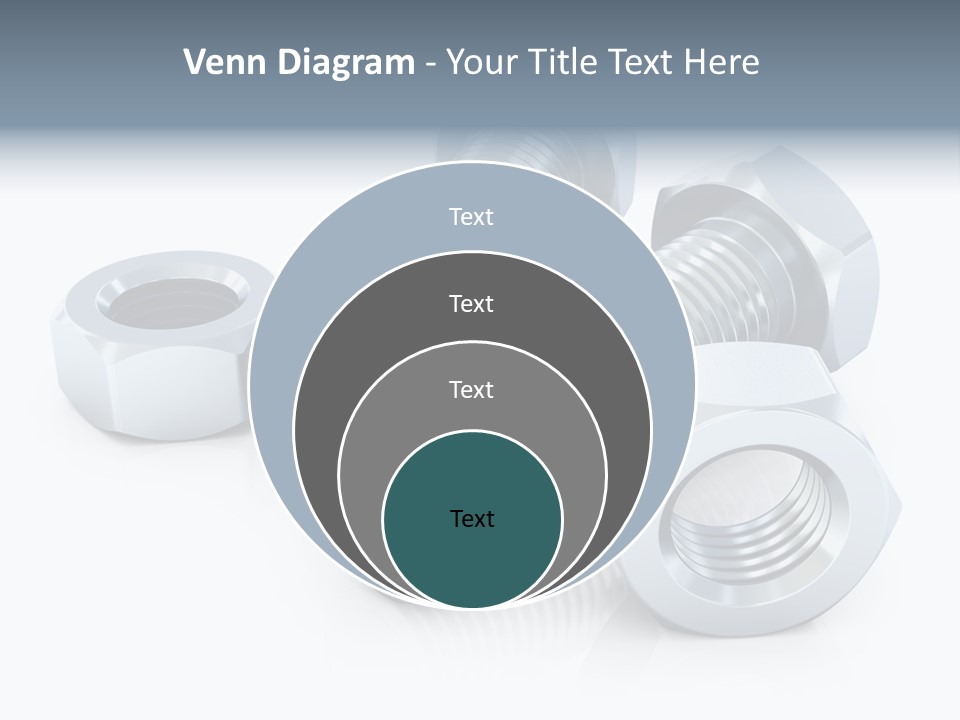Nut Illustration Fasten PowerPoint Template