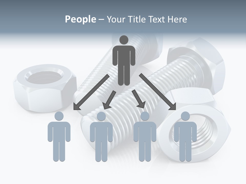 Nut Illustration Fasten PowerPoint Template